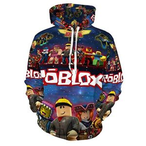 Roblox 3D Printed Hooded Sweatshirt Pullover Hoodie