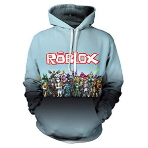 Roblox Hooded Pullover Hoodie Sweatshirts