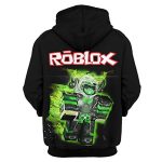 Roblox Hoodie - 3D Print Hooded Pullover for Teens