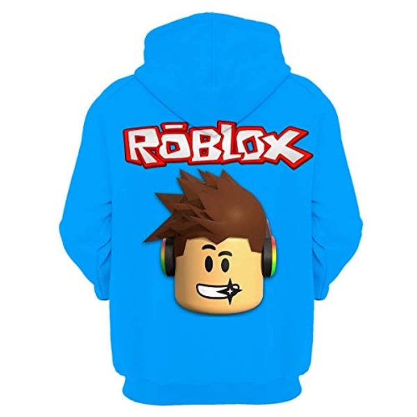 Roblox Hoodie - 3D Print Hooded Pullover for Teens