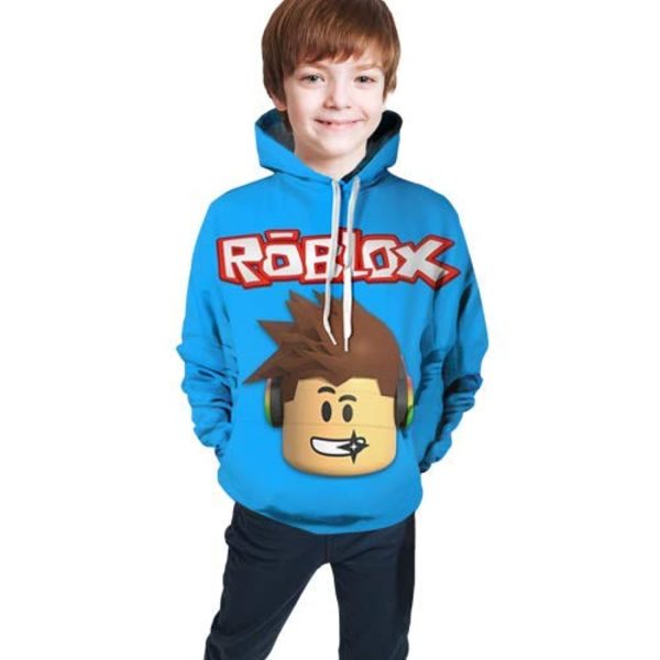 Roblox Hoodie - 3D Print Hooded Pullover for Teens