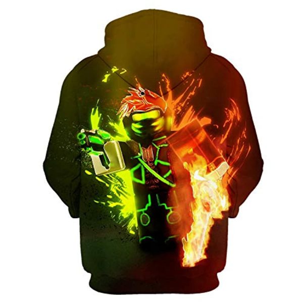 Roblox Hoodie - 3D Print Hooded Pullover for Teens