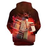 Roblox Hoodie - 3D Print Hooded Pullover for Teens