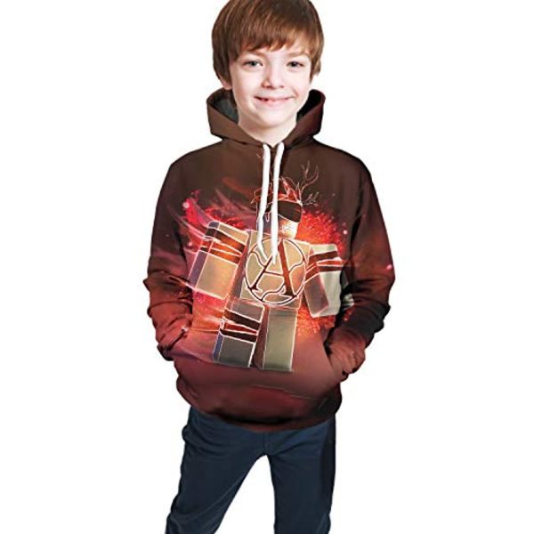 Roblox Hoodie - 3D Print Hooded Pullover for Teens
