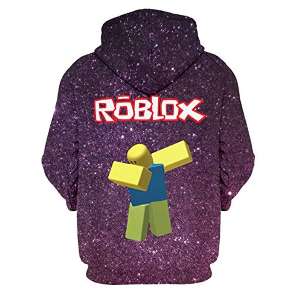 Roblox Hoodie - 3D Print Hooded Pullover for Teens