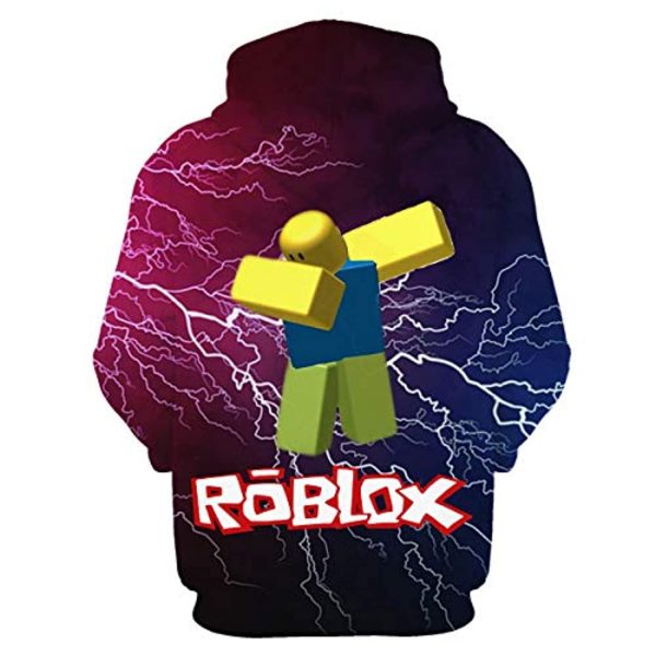 Roblox Hoodie - 3D Print Hooded Pullover for Teens