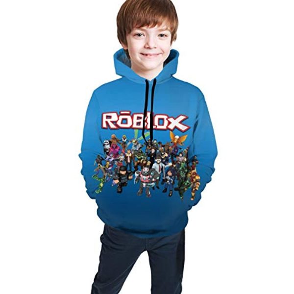 Roblox Hoodie - 3D Print Hooded Pullover for Teens