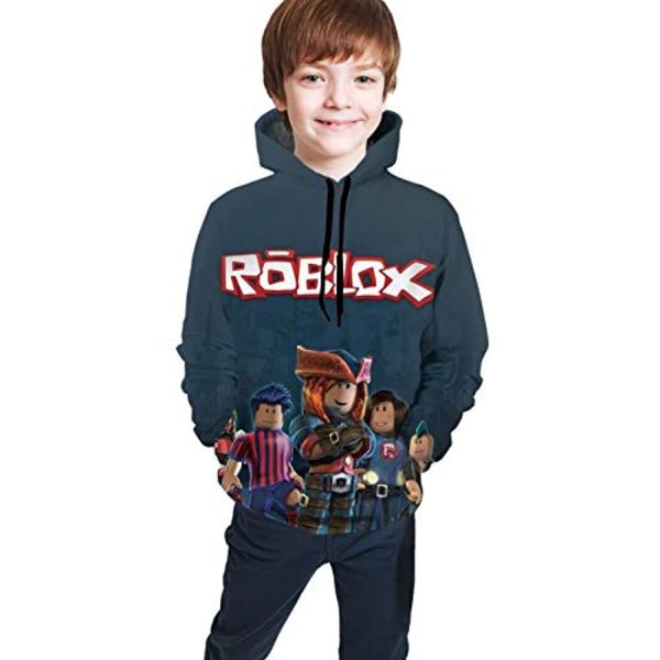 Roblox Hoodie - 3D Print Hooded Pullover for Teens