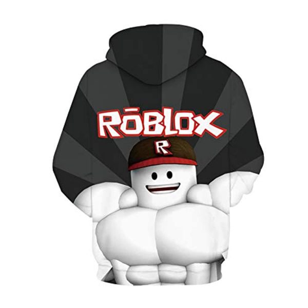 Roblox Hoodie - 3D Print Hooded Pullover for Teens