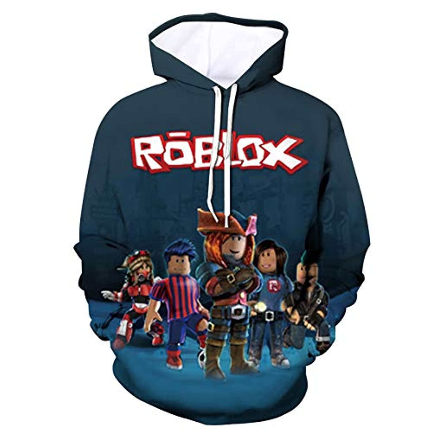 Kid Boy Roblox 3D Animation Digital 3D Printing Hoodie – Honeychildren