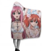 Rosario Vampire Hooded Blanket - Flannel Blanket