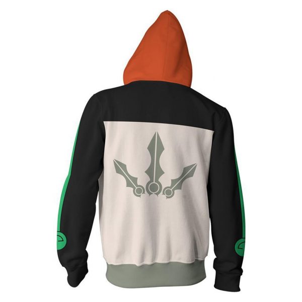 RWBY Anime Cosplay Costume Sweatshirt Zip Up Hoodie