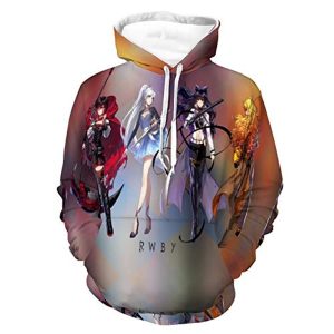 RWBY Anime Cosplay Kapuzen Sweatshirt Hoodie Pullover Kapuzenpulli Pulli Coat 