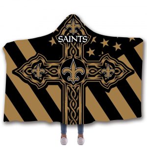 Saints Hooded Blankets - Saints Series Fleece Hooded Blanket
