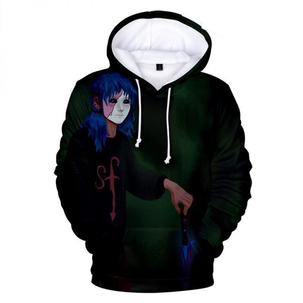 Sally Face Hoodies - Sally Face Game Series Adventure Sally Face Mask Hoodie