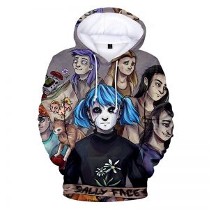 Sally Face Hoodies - Sally Face Game Series Game Character Team Hoodie