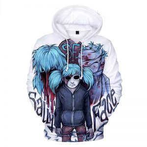 Sally Face Hoodies - Sally Face Game Series Sally Face Terror Mask Hoodie