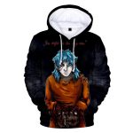 Sally Face Hoodies - Sally Face Game Series Terror Sally Face Mask Black Hoodie