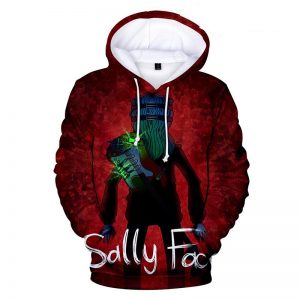 Sally Face Hoodies - Sally Face Game Terror Bloodiness Mask Sally 3D Hoodie