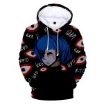 Sally Face Hoodies - Sally Face Game Terror Eye Mask Sally 3D Hoodie