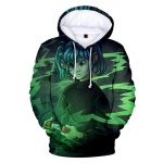 Sally Face Hoodies - Sally Face Series Game Character Sally Face Green Hoodie