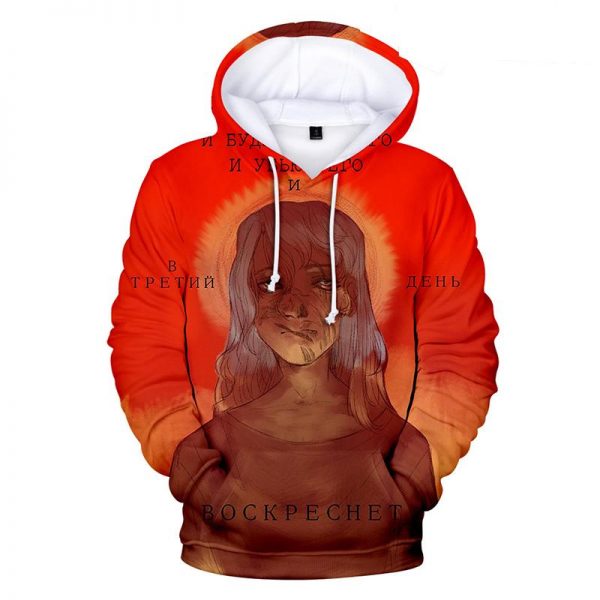 Sally Face Hoodies - Sally Face Terror Game Sally Red 3D Hoodie