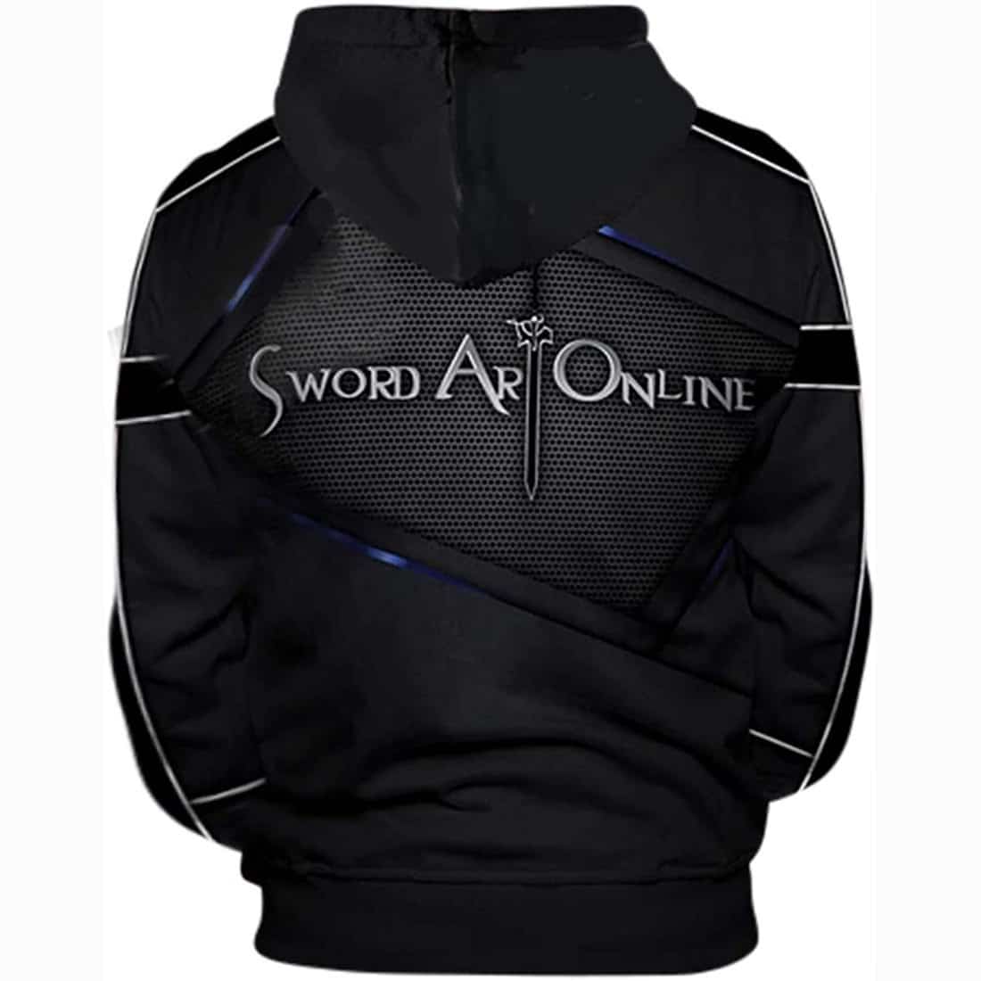 SAO Sword Art Online Kirigaya Kazuto Pullover Hoodie Kirito Sweatshirt Jacket Unisex