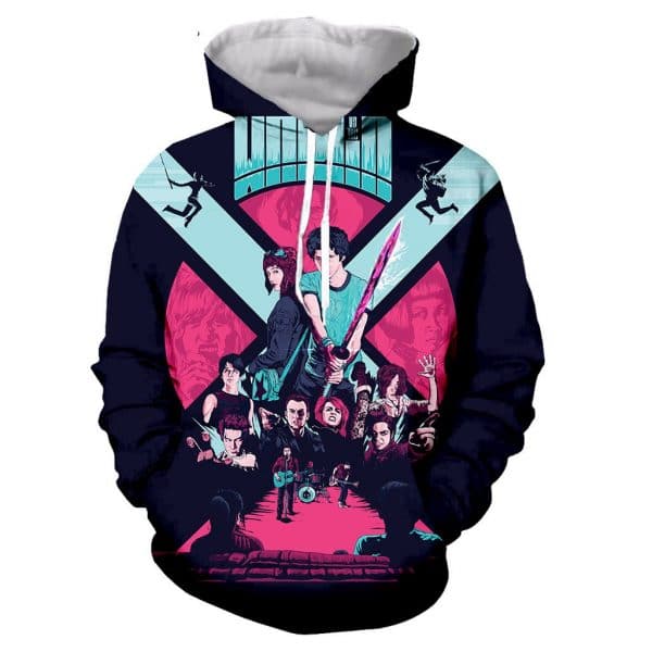 Scott Pilgrim vs the World 3D Printed Sweatshirts Pullovers Hoodies