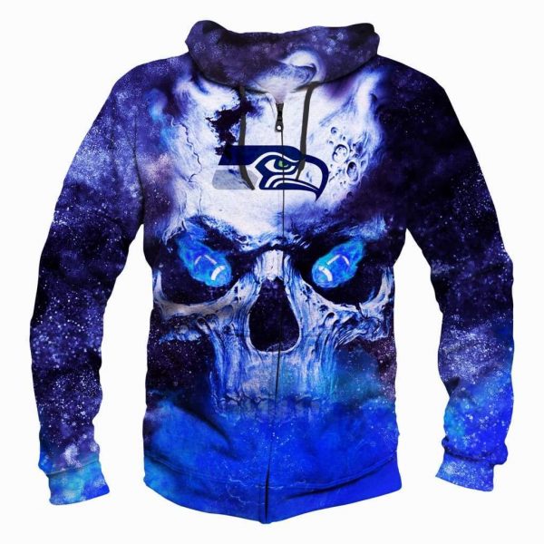 Seattle Seahawks Hoodies - Pullover Blue Hoodie