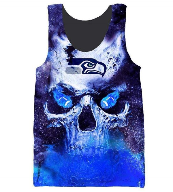 Seattle Seahawks Hoodies - Pullover Blue Hoodie