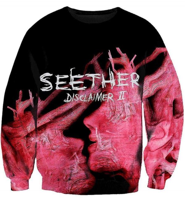 Seether Hoodies - Pullover Black Hoodie