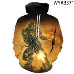 Shooting Game Doom Eternal 3D Print Hoodies Pullover