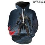 Shooting Game Doom Eternal 3D Print Hoodies Pullover
