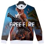 Shooting Game Free Fire 3D Print Crewneck Sweatshirt