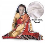 Slam Dunk Hooded Blankets - Anime Red Flannel Blankets