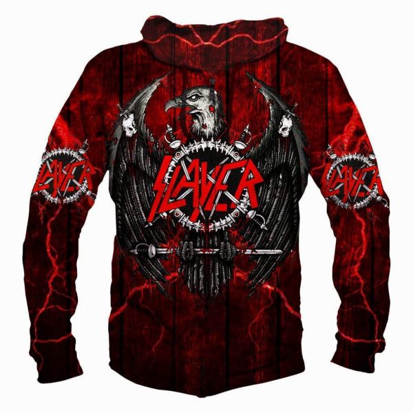 Slayer Hoodies - Pullover Red Hoodie