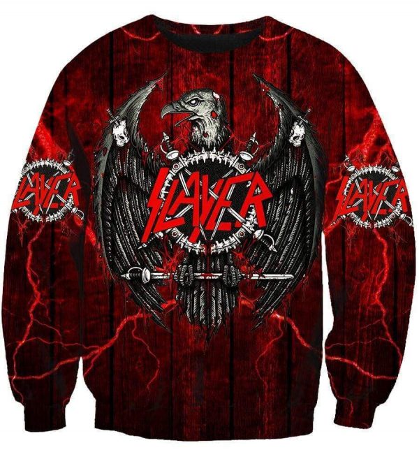 Slayer Hoodies - Pullover Red Hoodie