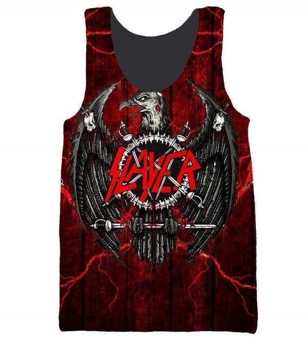 Slayer Hoodies - Pullover Red Hoodie