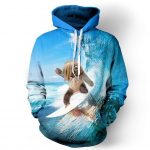 Sloth Surfer Hoodie