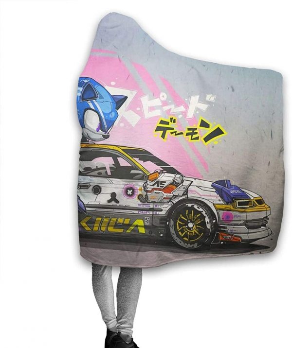 So-nic The Hedgehog Game Hooded Blanket - Fashion Design Blanket