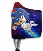 So-nic The Hedgehog Game Hooded Blanket - Fashion Design Blanket