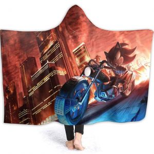 So-nic The Hedgehog Game Hooded Blanket - Fashion Design Blanket