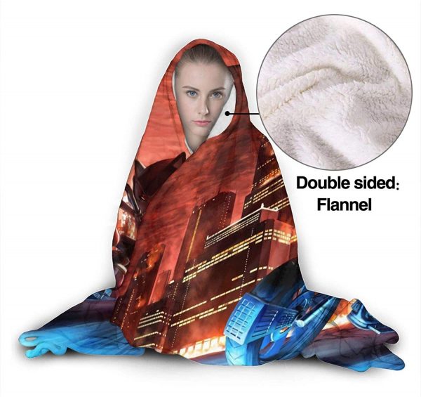 So-nic The Hedgehog Game Hooded Blanket - Fashion Design Blanket