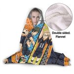 Soft Hooded Blanket - Anime Haikyu! Passionate Volleyball Cartoon Stylish Blankets