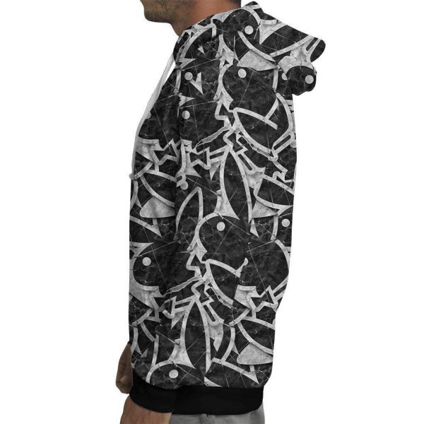 Solid Color Roll Neck Hoodies - Pullover Fleece Black Grey Hoodie