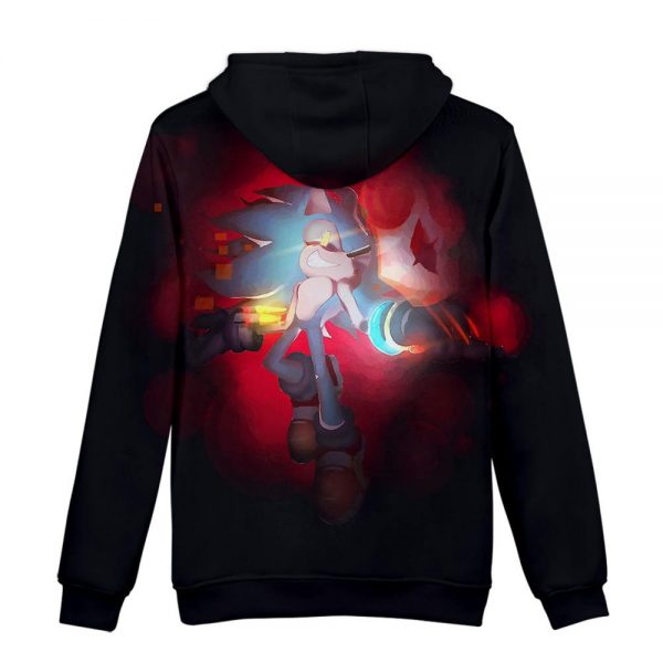 Sonic Mania Hoodie —— Black and Red Sonic Hoodie