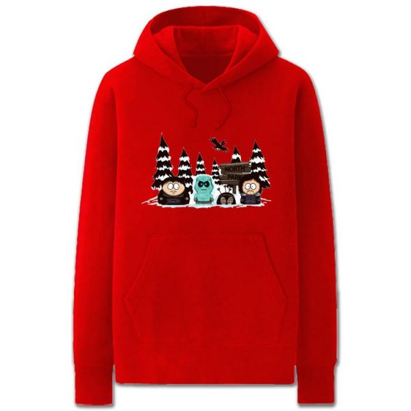 South Park Hoodies - Solid Color South Park Cartoon Style Super Cute Fleece Hoodie