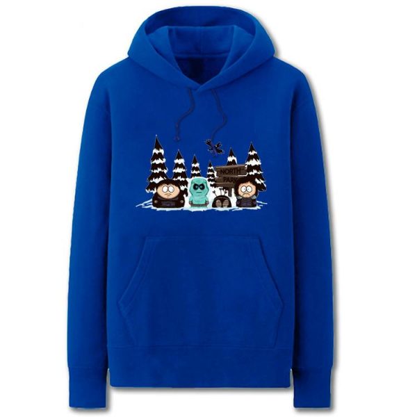 South Park Hoodies - Solid Color South Park Cartoon Style Super Cute Fleece Hoodie