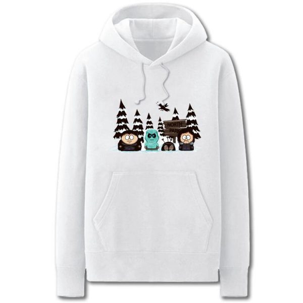 South Park Hoodies - Solid Color South Park Cartoon Style Super Cute Fleece Hoodie