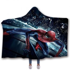 Spider-Man Hooded Blanket - Fall Down Black Blanket